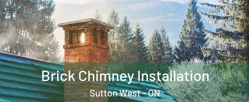 Brick Chimney Installation Sutton West - ON