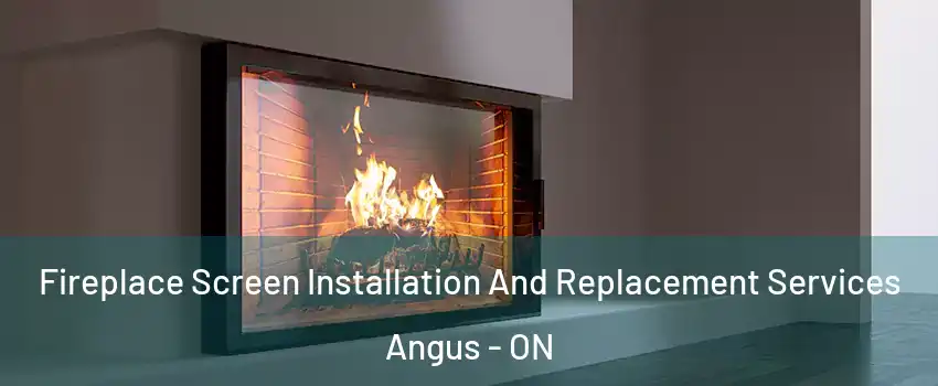 Fireplace Screen Installation And Replacement Services Angus - ON