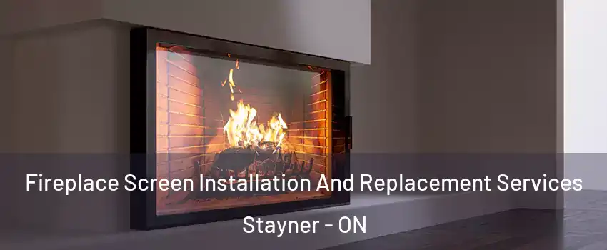  Fireplace Screen Installation And Replacement Services Stayner - ON