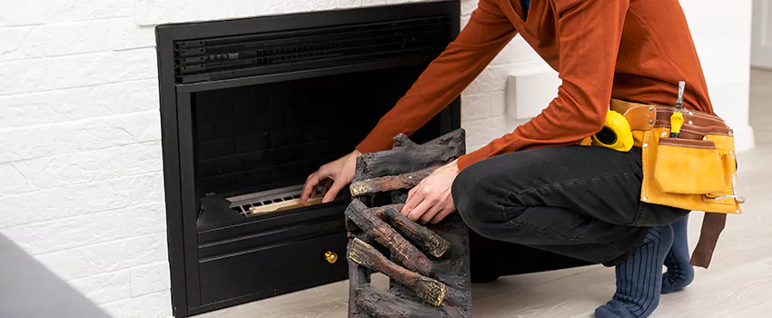 Metal Fireplace Installation in Collingwood, Ontario