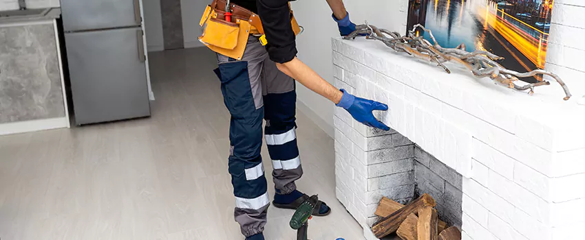 Outdoor Fireplace Restoration in Collingwood, Ontario