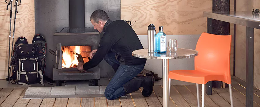 Open Hearth Wood Fireplace Installation in Collingwood, ON