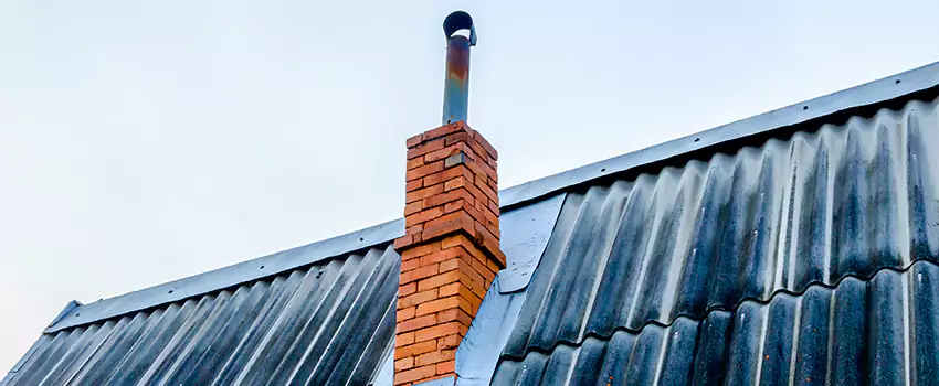 Aluminium Chimney Flashing Repair in Collingwood, ON