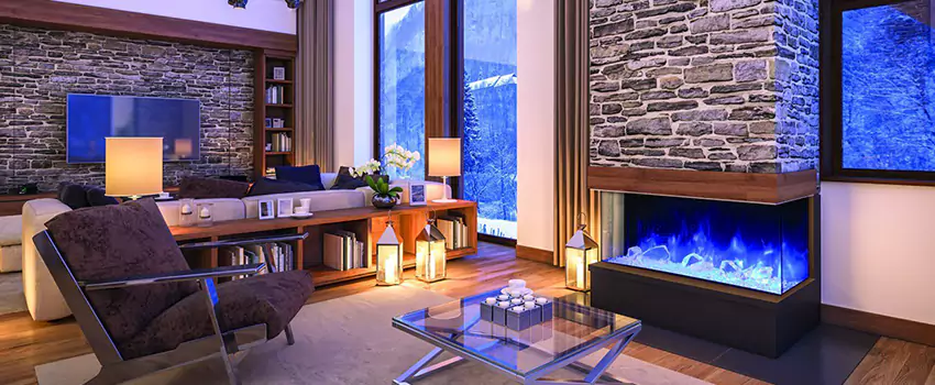 Dynamic Flame Color Fireplace Installation in Collingwood, ON