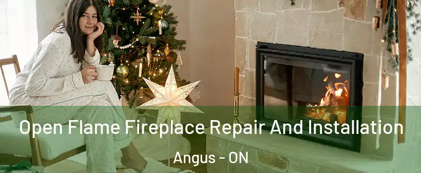 Open Flame Fireplace Repair And Installation Angus - ON